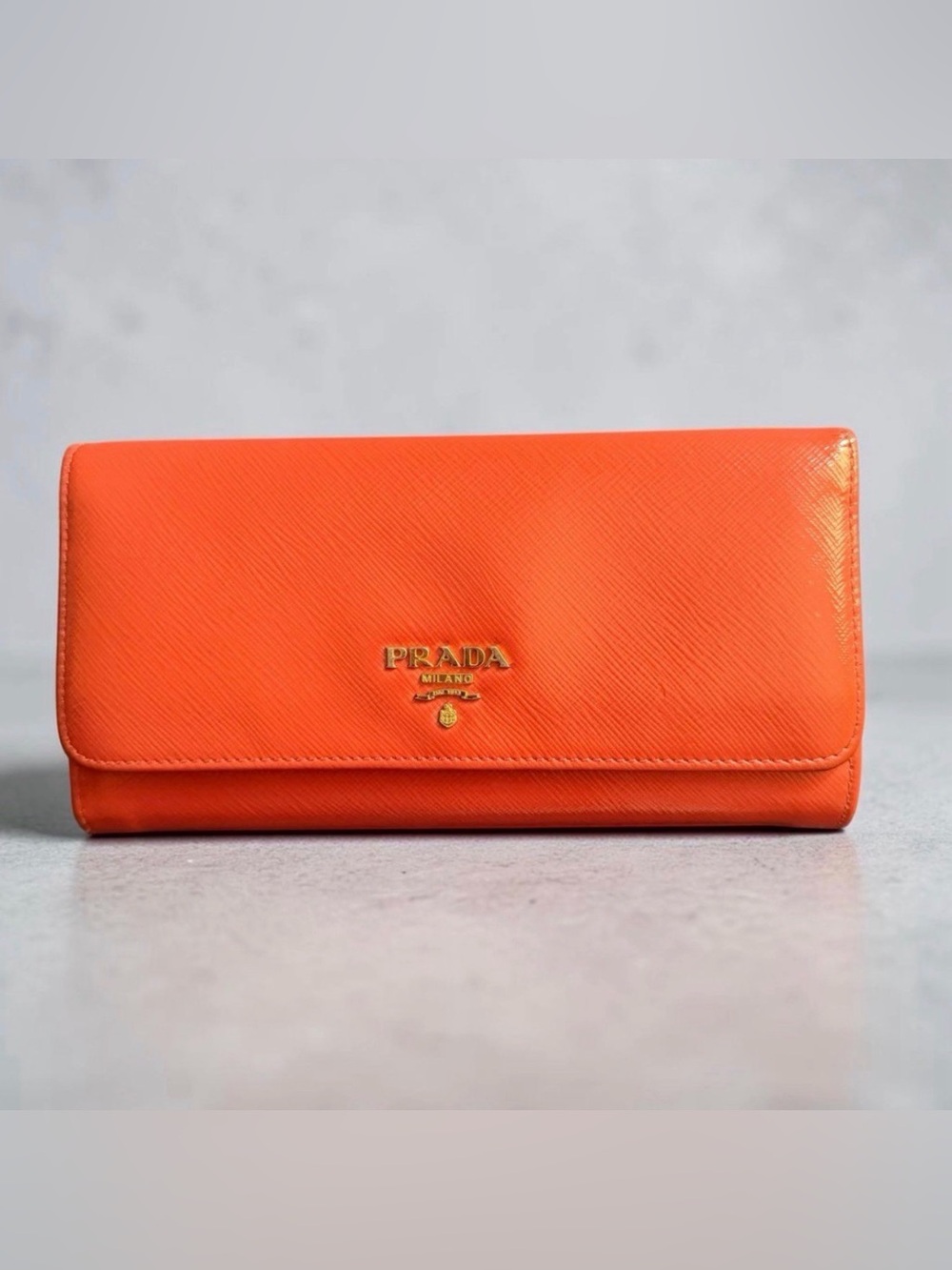 Prada Saffiano Vernice Wallet